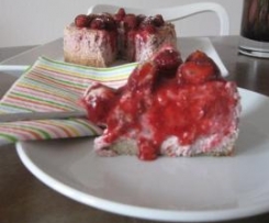 American Cheesecake mit Erdbeeren