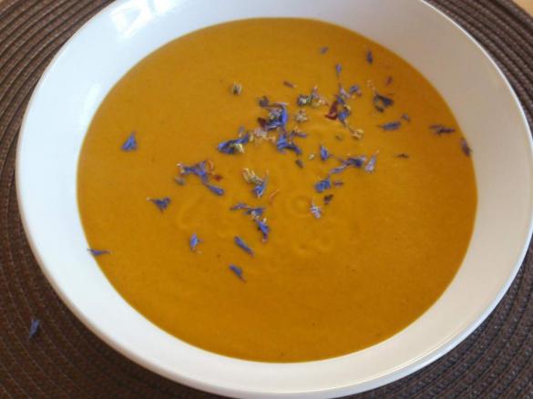 exotische Kokos-Kürbissuppe, lecker&vegan