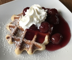 Belgische Waffeln (Hefewaffeln)