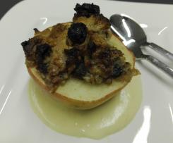 Bratapfel als Menü-Dessert