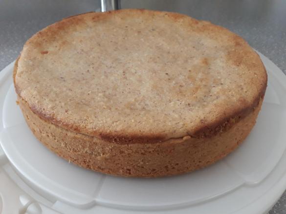 Mamas bester Rhabarberkuchen mit Schmand -Nuss Haube