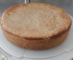 Mamas bester Rhabarberkuchen mit Schmand -Nuss Haube