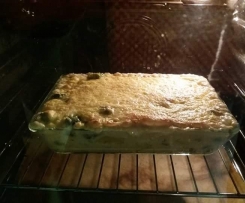 Vegetarischer Rosenkohl-Kartoffel-Feta-Auflauf