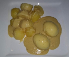 "All in One" Eier in Senfsoße mit Kartoffeln