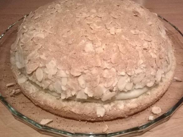 Schneller Bienenstich mit Vanillepudding