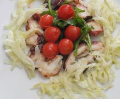 PULPO (Octopus) CARPACCIO MIT FENCHELSALAT