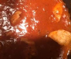  Variation von Garam-Masala Hähnchen mit Kokosmilch