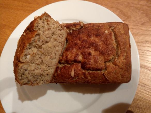 Gesundes Fitness Bananenbrot