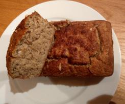 Gesundes Fitness Bananenbrot