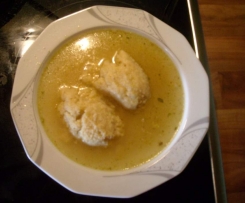 Käsnockerl Suppe