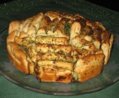 Knoblauch-Faltenbrot