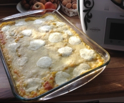 Kürbis-Mozarella-Lasagne