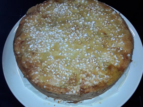 Gedeckter Apfelkuchen