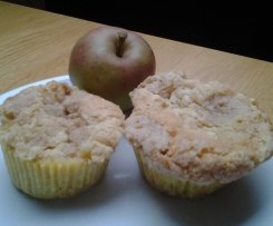 Apfelmuffins mit Zimtstreusel