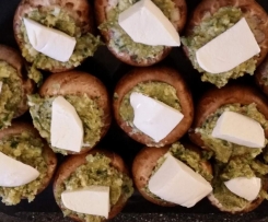 Gefüllte Champignons