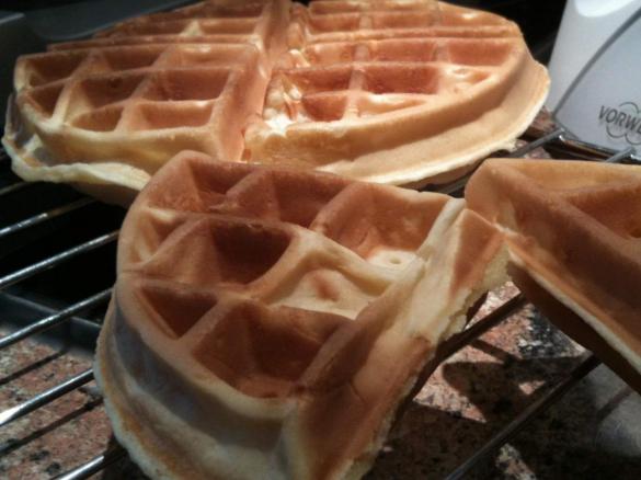 Schmand Waffeln