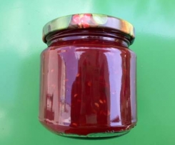 Himbeer-Apfel-Marmelade mit Basilikum
