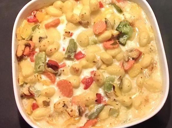 Paprika-Gnocchi-Gratin