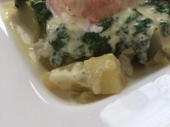 Lachs & Spinat & Kartoffeln