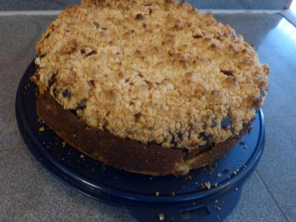 Käse-Streuselkuchen mit Apfel