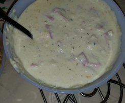 Käsesoße für Nudeln