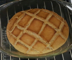 Weizen-Roggenbrot ohne Schnick Schnack 