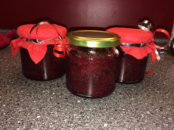 Glühwein- Glitter- Gelee