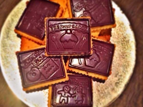 Butterkekse mit Schokolade