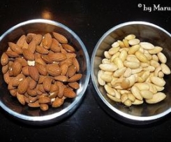 Mandeln schälen für Deko (ohne Schale)