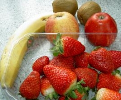 Gemischte Erdbeermarmelade