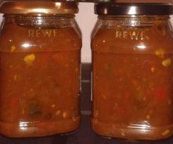 Fruchtiges Zucchini-Chutney ohne Zucker