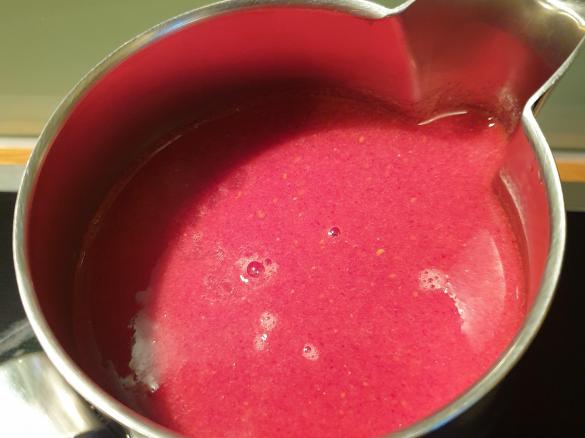 Roter Smoothie