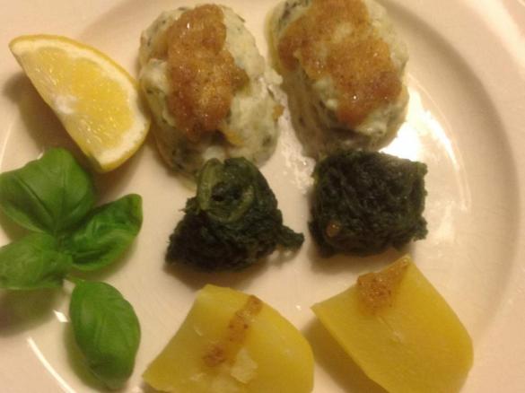 Zander/Fischklösschen bzw. Quenelles de poisson