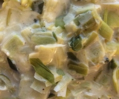 Rahmporree mit Kartoffeln à la WW