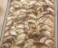 Apfelpfannkuchen vom Blech