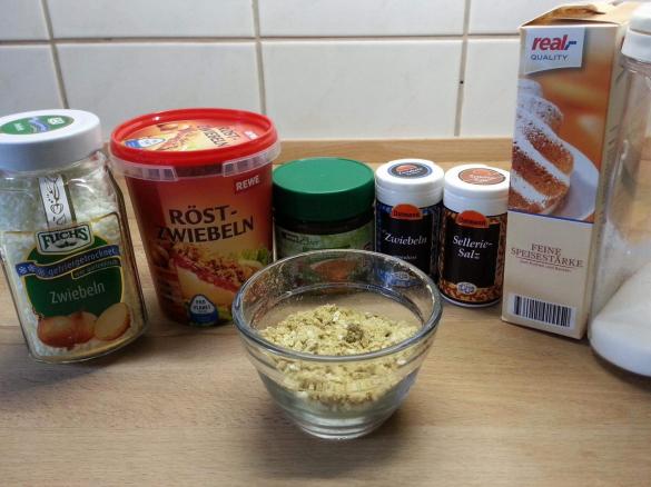 Zwiebelsuppenpulver selbstgemacht