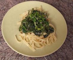 Spinat - Frischkäse - Sosse