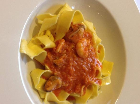 Nudeln/Pasta mit Meeresfrüchten