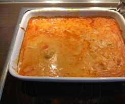 Variation Paprika-Sahne-Hähnchen