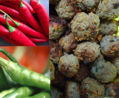 Fleischbällchen / Hackbällchen / Frikadellen - scharfmacher Variante