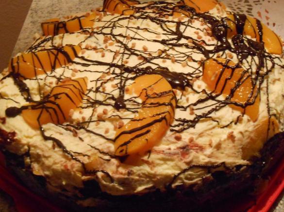 Torte mit Weihnachtsplätzchen