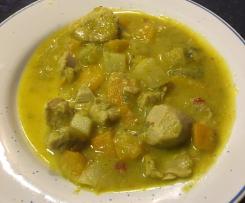 Putencurry mit Gemüse
