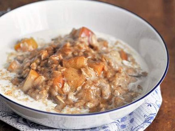 Apfelkuchen-Porridge