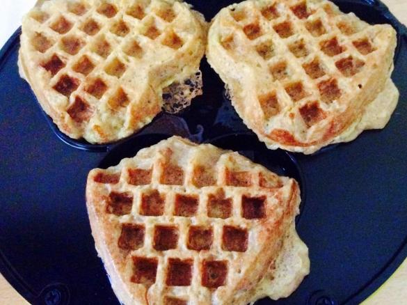 Apfelwaffeln ohne Mehl