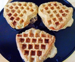 Apfelwaffeln ohne Mehl