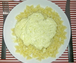 Nudeln mit Zucchini-Mascarpone-Sauce