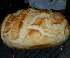 Weißbrot im Römertopf . Knusprig einfach Genial ohne gehen.