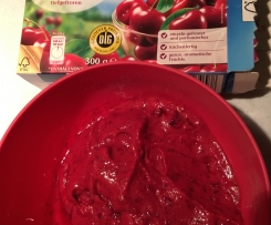 Sauerkirsch-Zitronen-Joghurteis