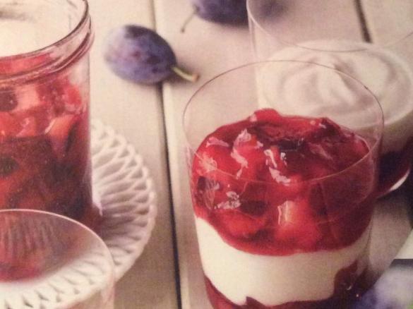 Birnen- Zwetschgen Kompott mit Zimt