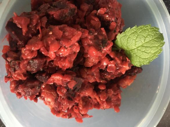 Rote-Bete-Salat mit roten Linsen